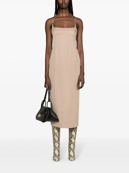 Panelled Virgin-Wool Dress