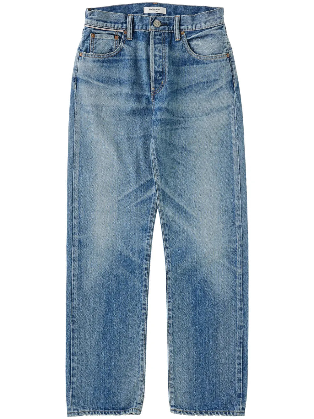 Graceland Mid-Rise Straight-Leg Jeans