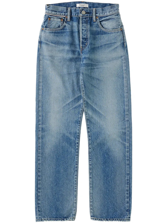 Graceland Mid-Rise Straight-Leg Jeans