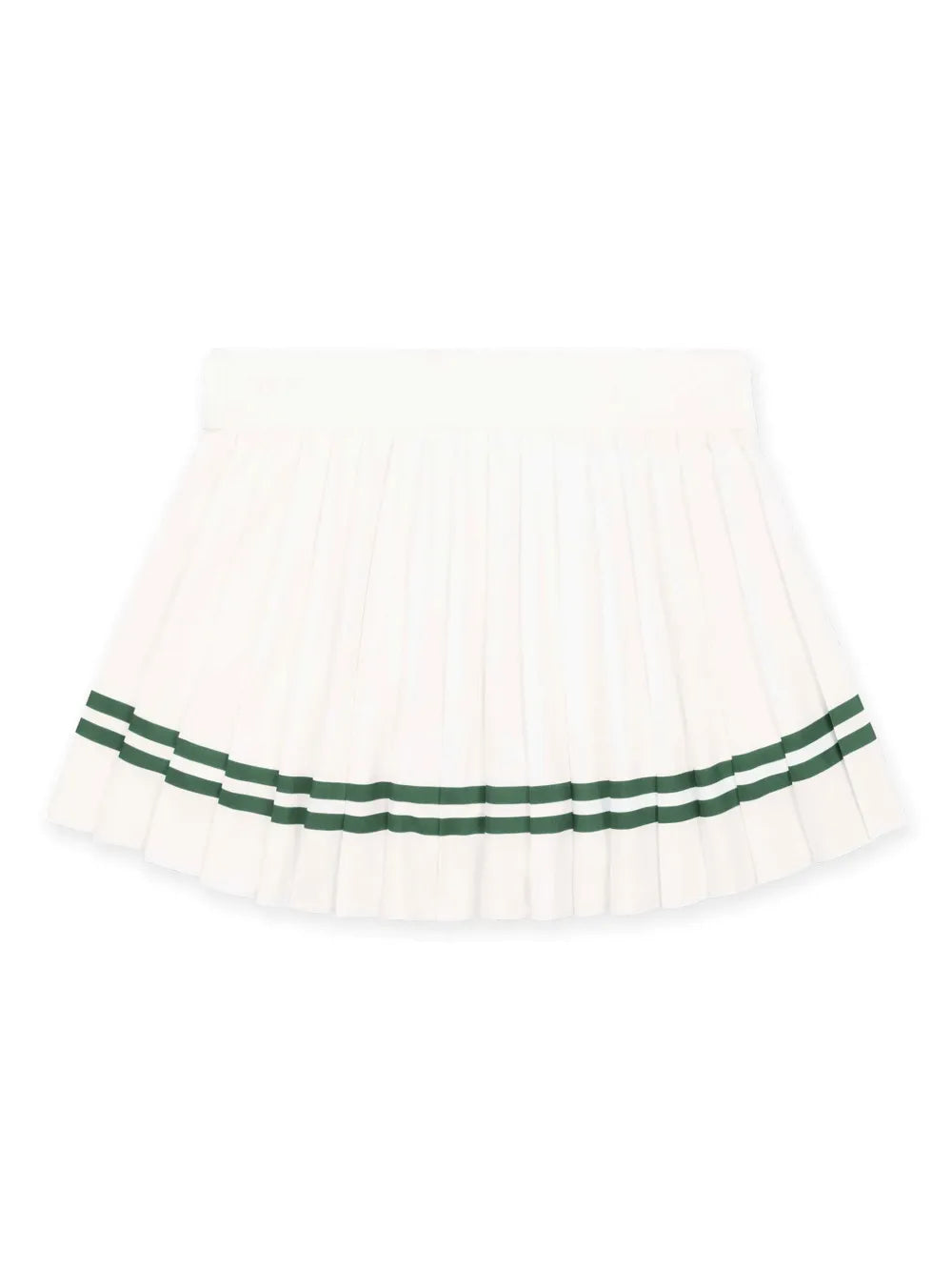 Logo-Print Pleated Miniskirt