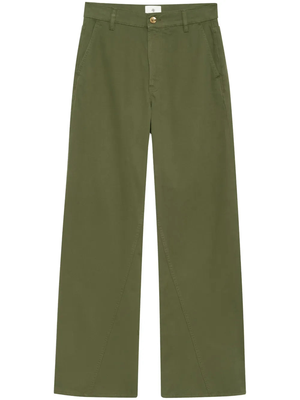 Briley Curved-Seam Twill Trousers