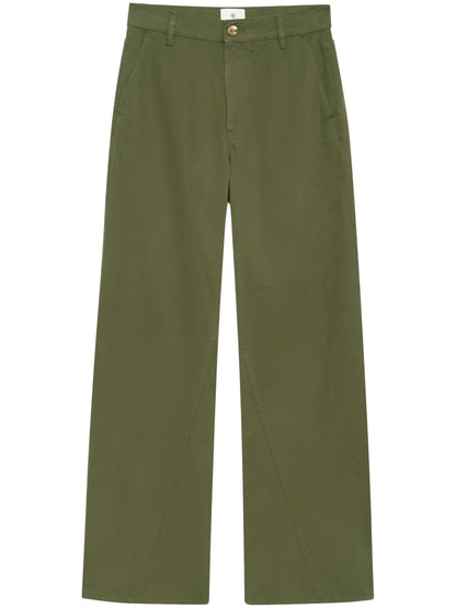 Briley Curved-Seam Twill Trousers