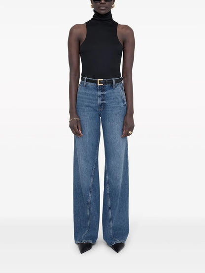 Jennie Roll-Neck Knitted Top