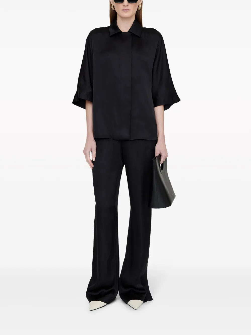 Julia Wide-Sleeve Shirt