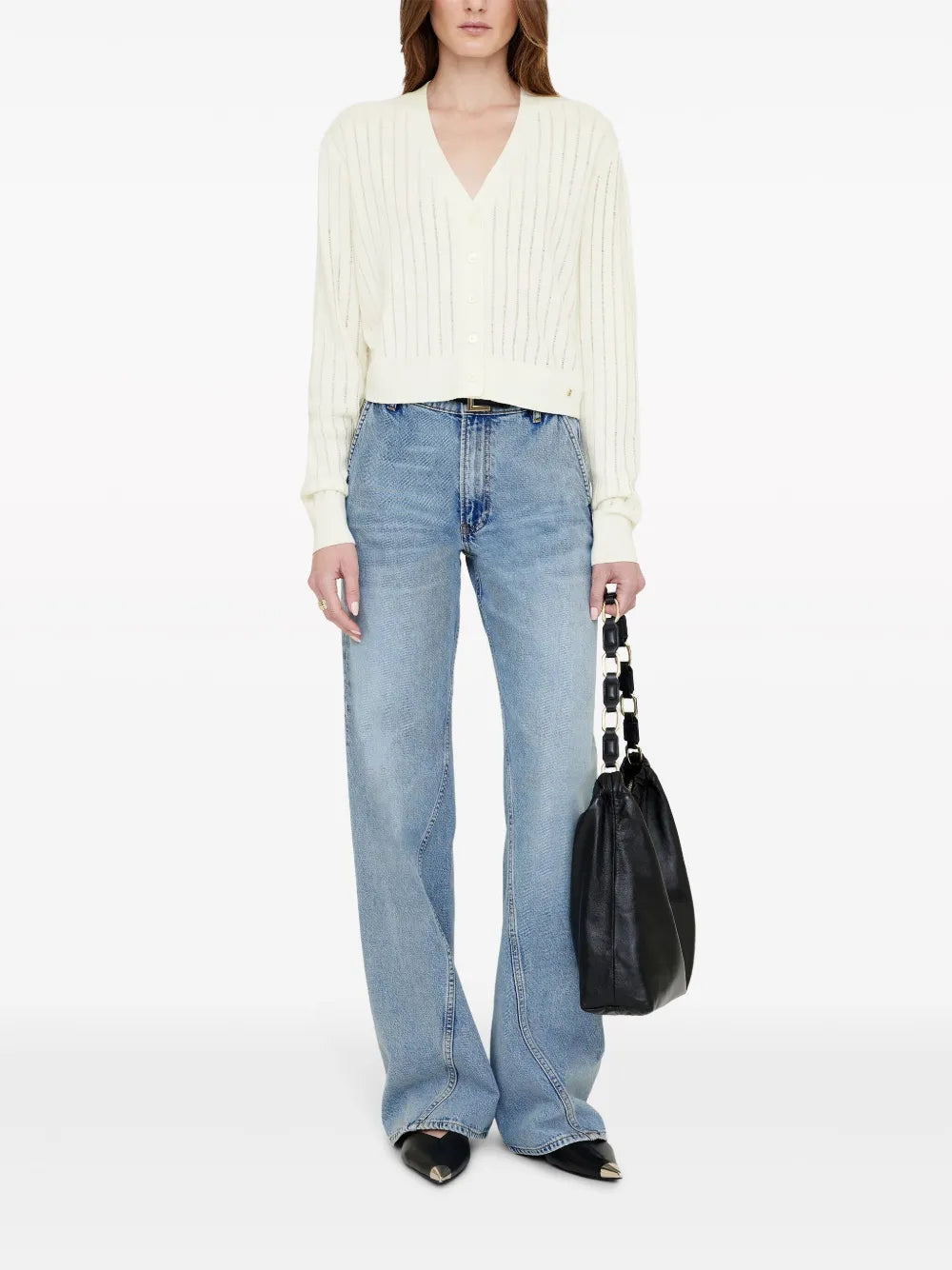 Hazel Ribbed-Knit Cardigan
