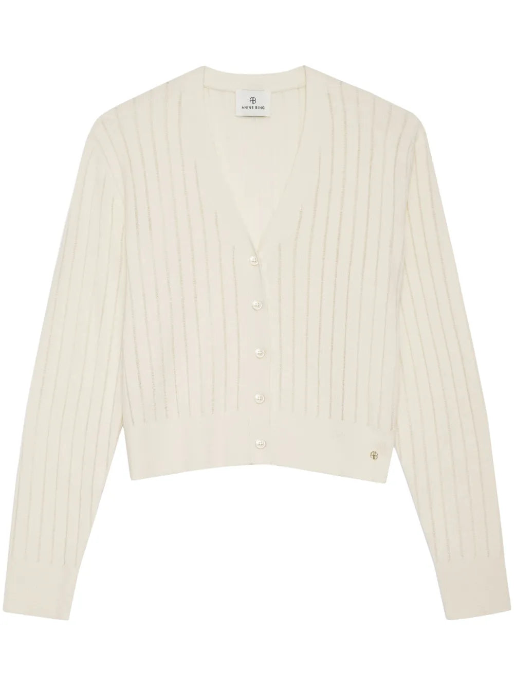 Hazel Ribbed-Knit Cardigan
