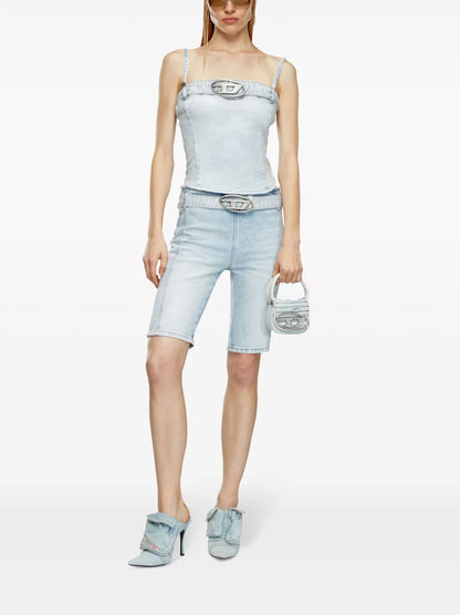 De-Ginny-S Logo-Buckle Cycling Shorts