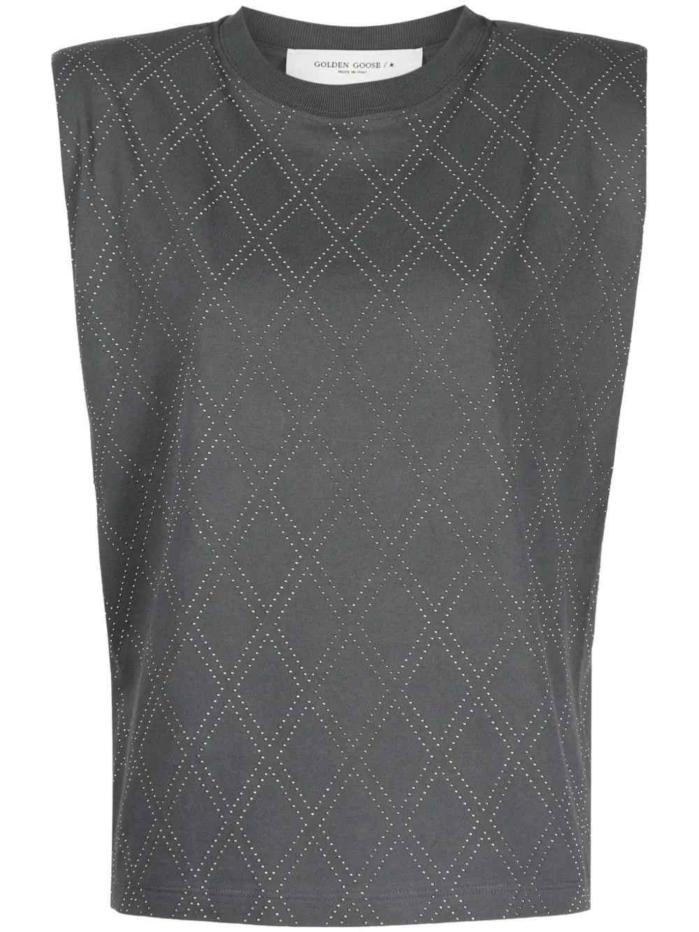 Studded Cotton T-Shirt