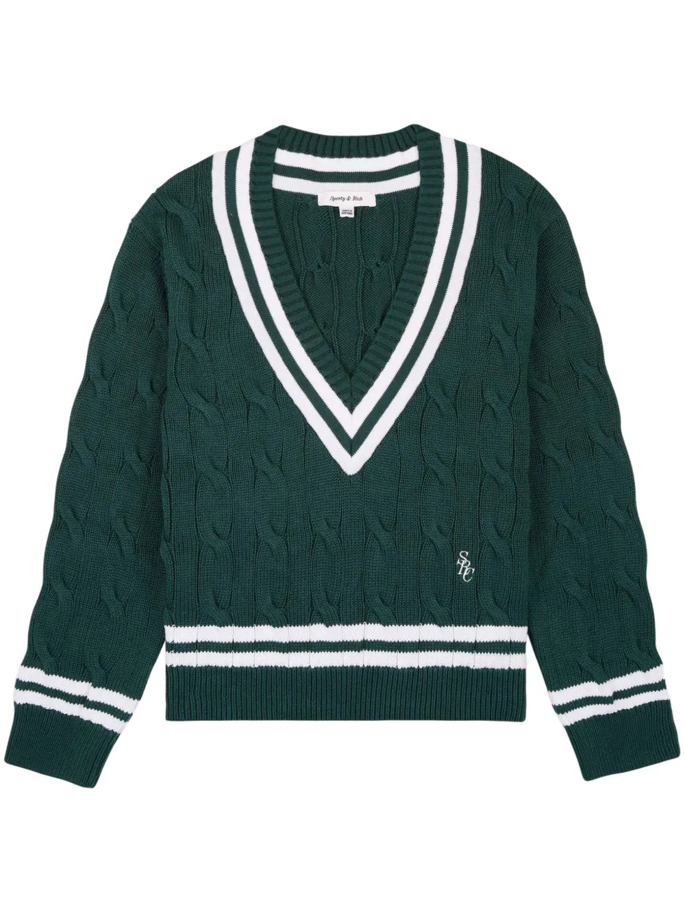 Logo-Embroidered Cotton Jumper