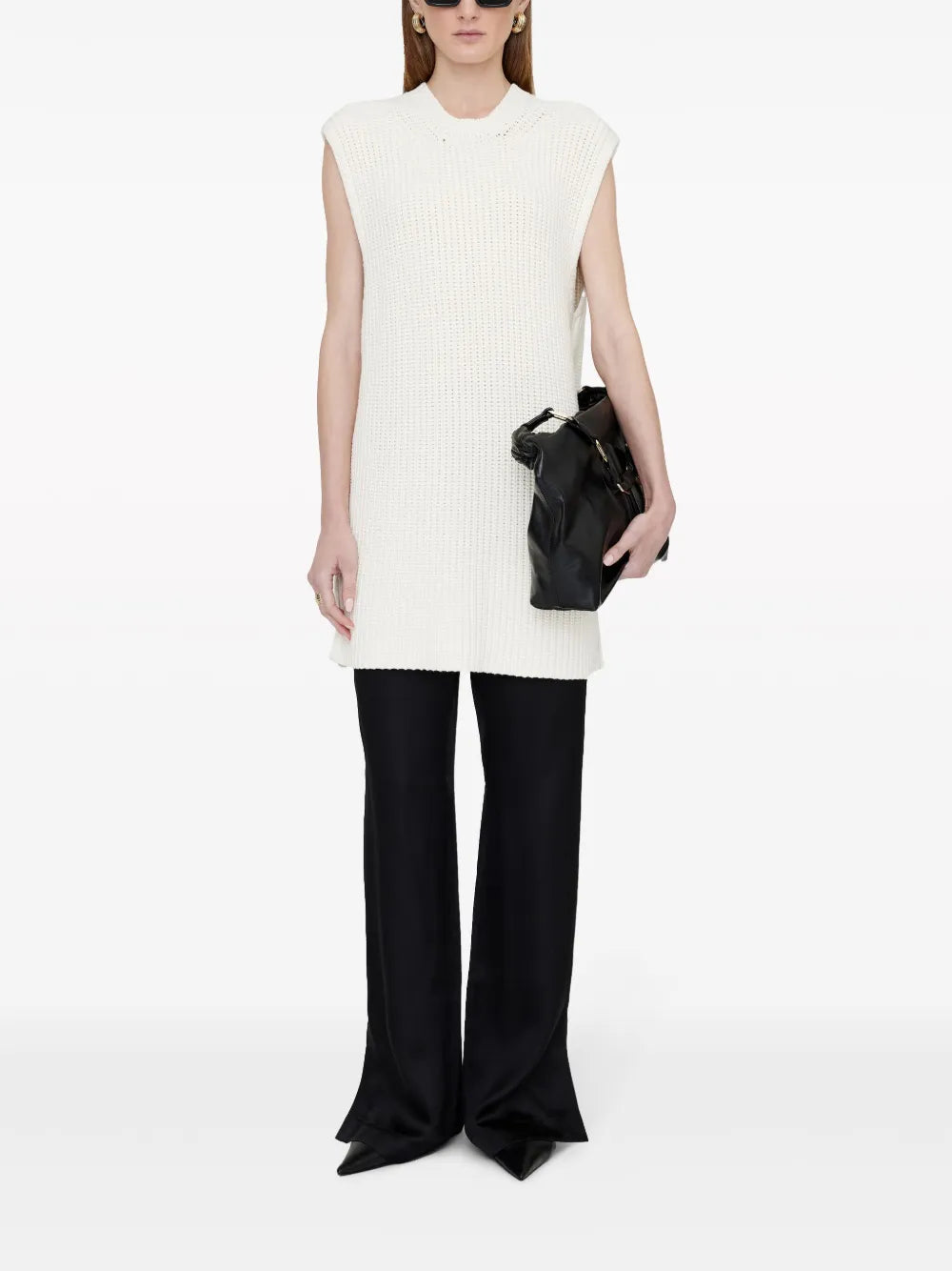 Olivier Cable-Knit Vest