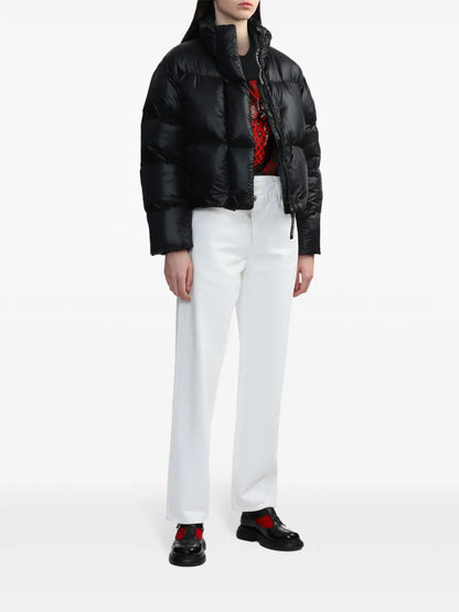 Criss Cross Straight-Leg Jeans