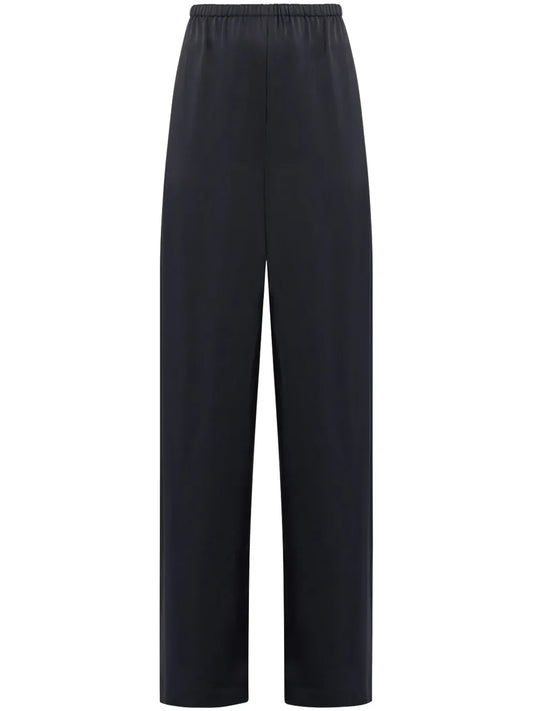 High-Waist Straight Trousers