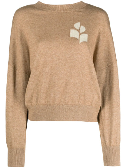 Marisans Intarsia-Logo Jumper