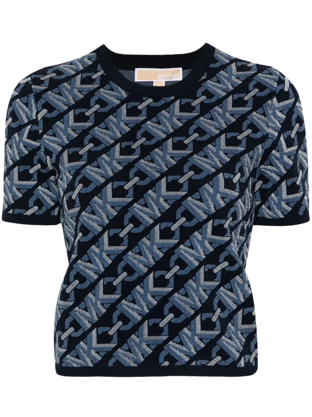 Monogram-Jacquard Knitted Top
