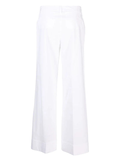 High-Waisted Wide-Leg Trousers