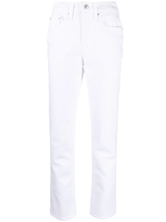 724 High-Waist Slim-Fit Trousers