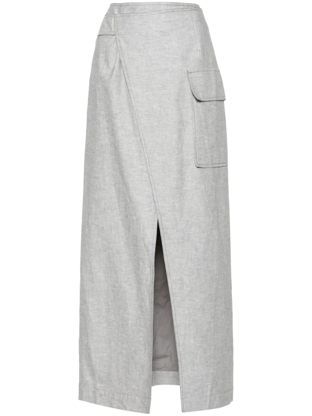 Front-Slit Maxi Skirt