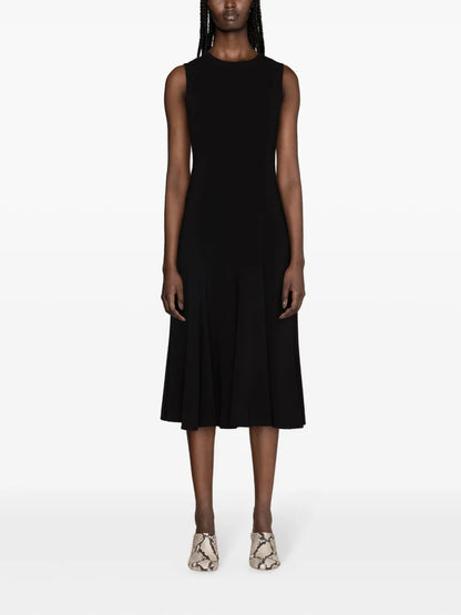 Sleeveless Flared Midi Dress
