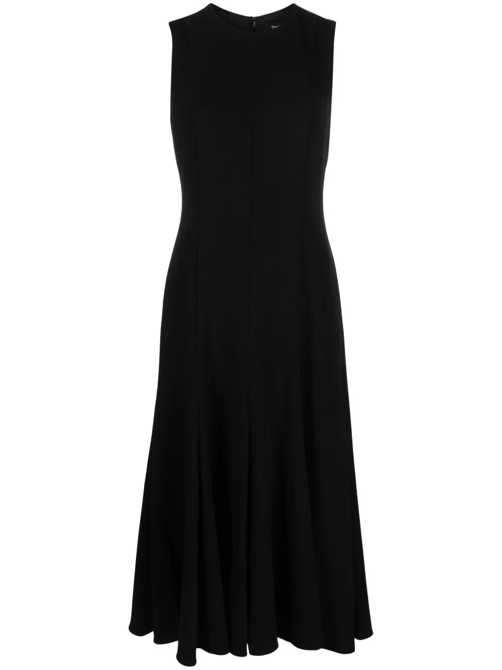 Sleeveless Flared Midi Dress