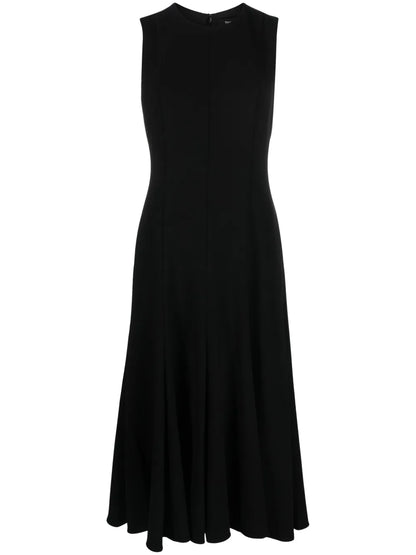Sleeveless Flared Midi Dress