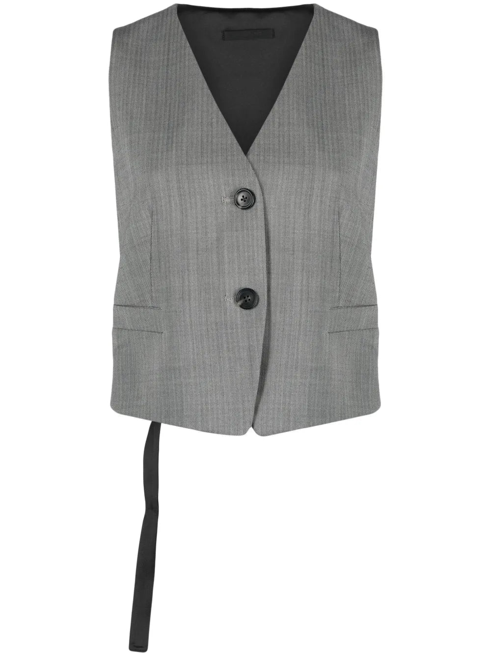 Herringbone Cut-Out Vest