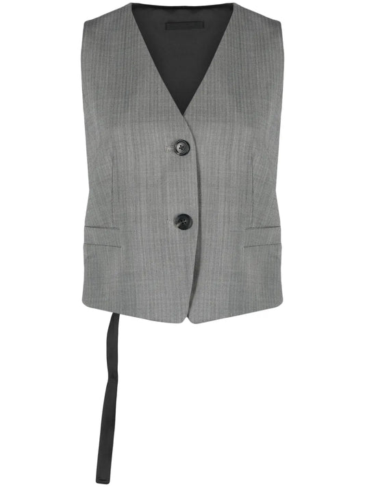Herringbone Cut-Out Vest