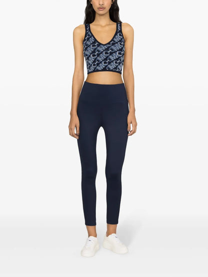 Monogram-Jacquard Cropped Tank Top