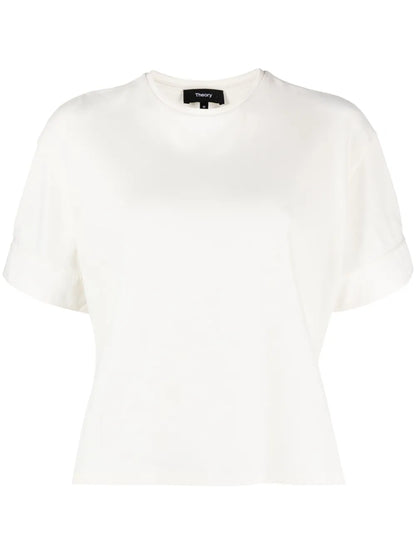 Drop-Shoulder Piqué T-Shirt