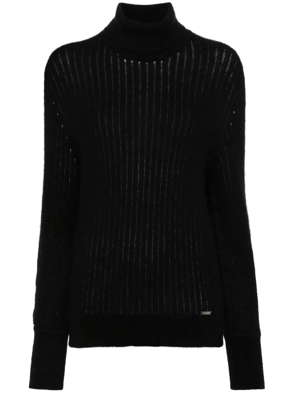 Roll-Neck Ribbed-Knit Jumper