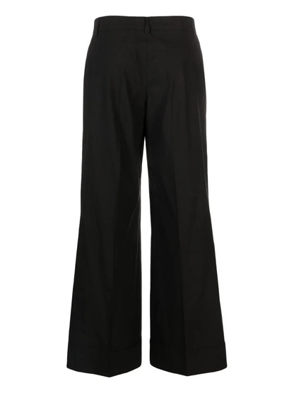 High-Waisted Wide-Leg Trousers