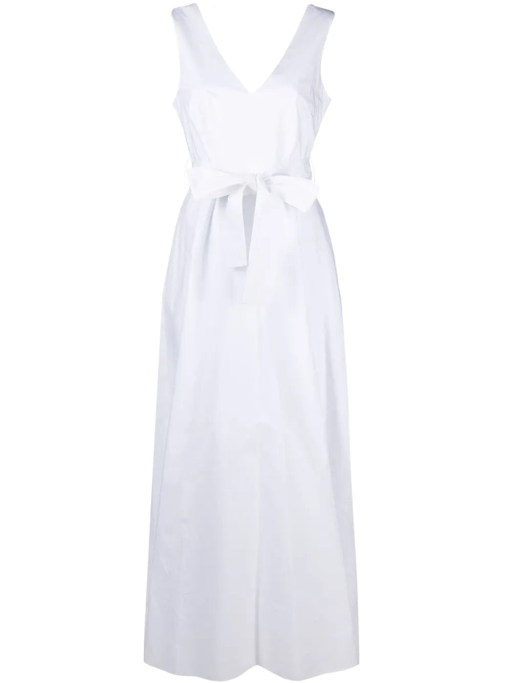V-Neck Flared Maxi Dress
