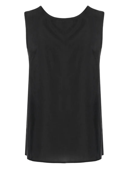 U-Neck Silk Tank Top
