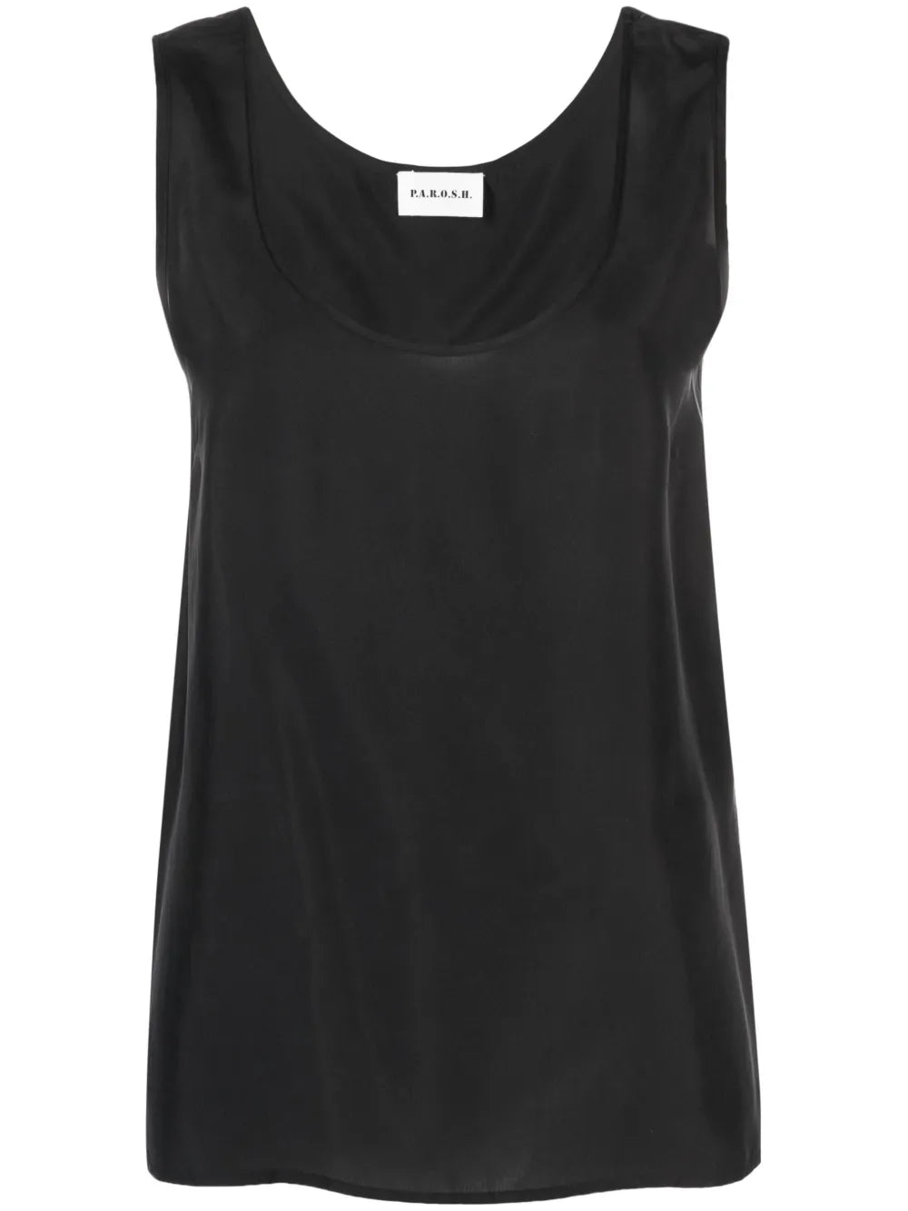 U-Neck Silk Tank Top
