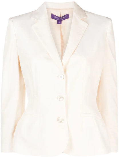Elitsa Twill Satin-Finish Blazer