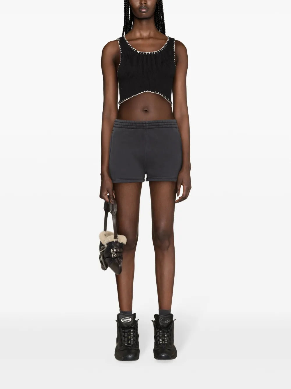 Logo-Embroidered Track Shorts