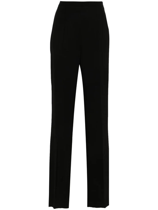 High-Waisted Straight-Leg Trousers