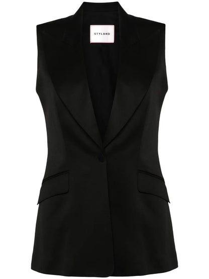 V-Neck Buttoned Waistcoat