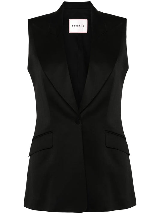 V-Neck Buttoned Waistcoat