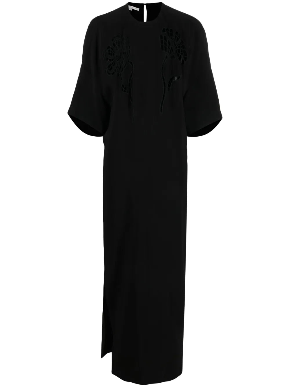 Broderie-Anglaise Floral Long Dress