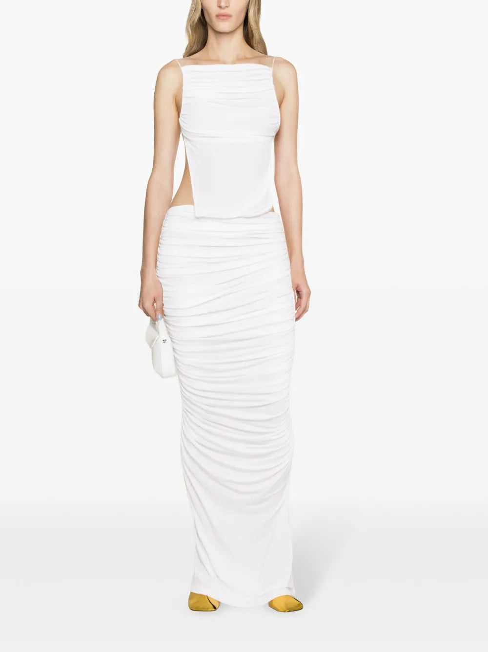 Illusions Draped Maxi Dress