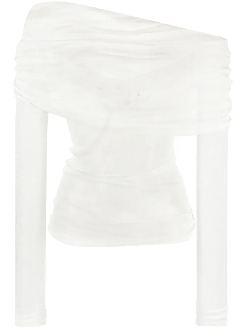Veiled Silk Top