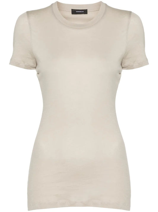 Crew-Neck Cotton T-Shirt