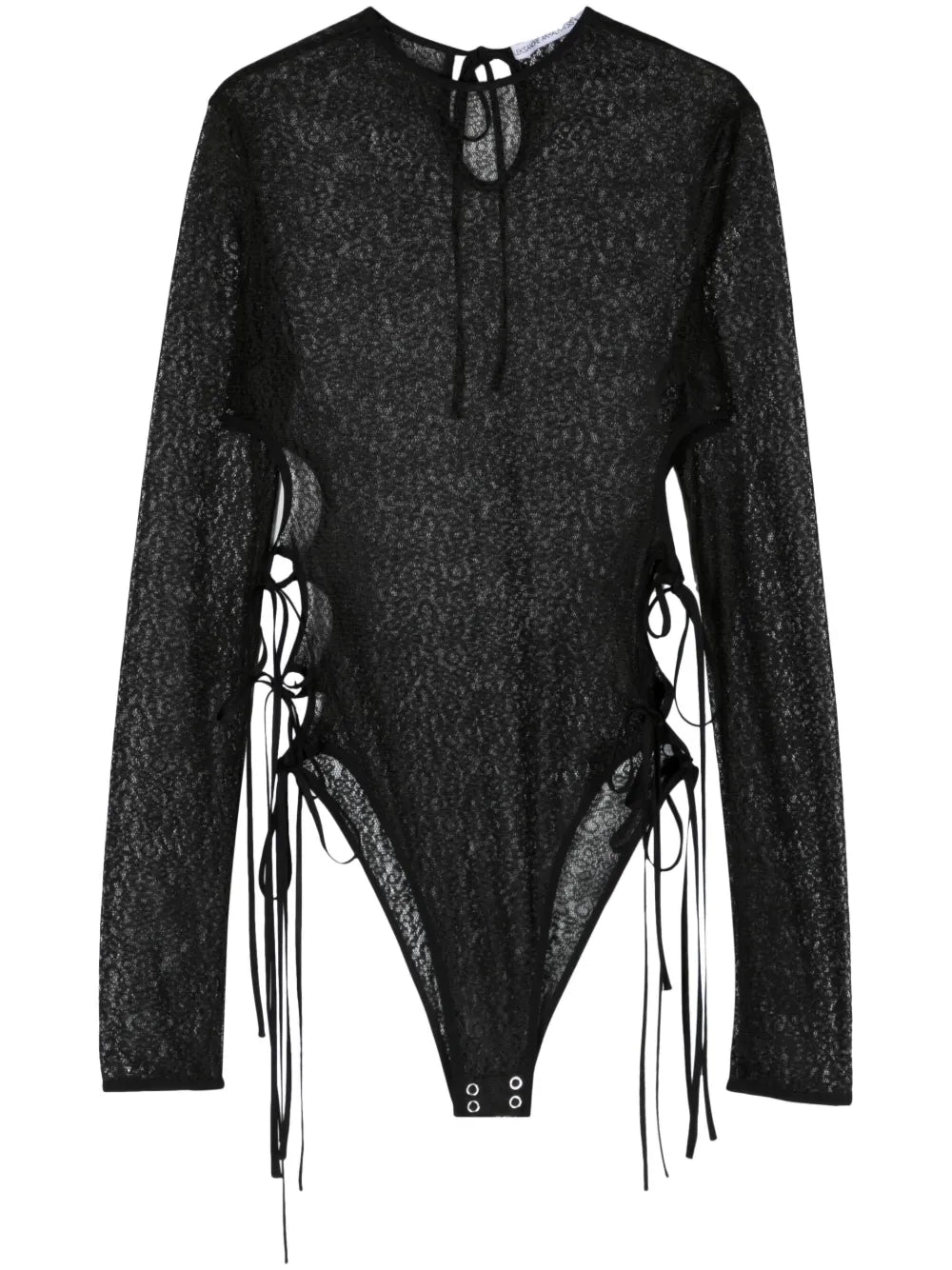 Cut-Out Lace Bodysuit