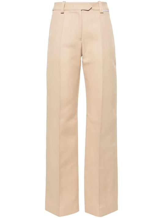 Low-Rise Straight Trousers