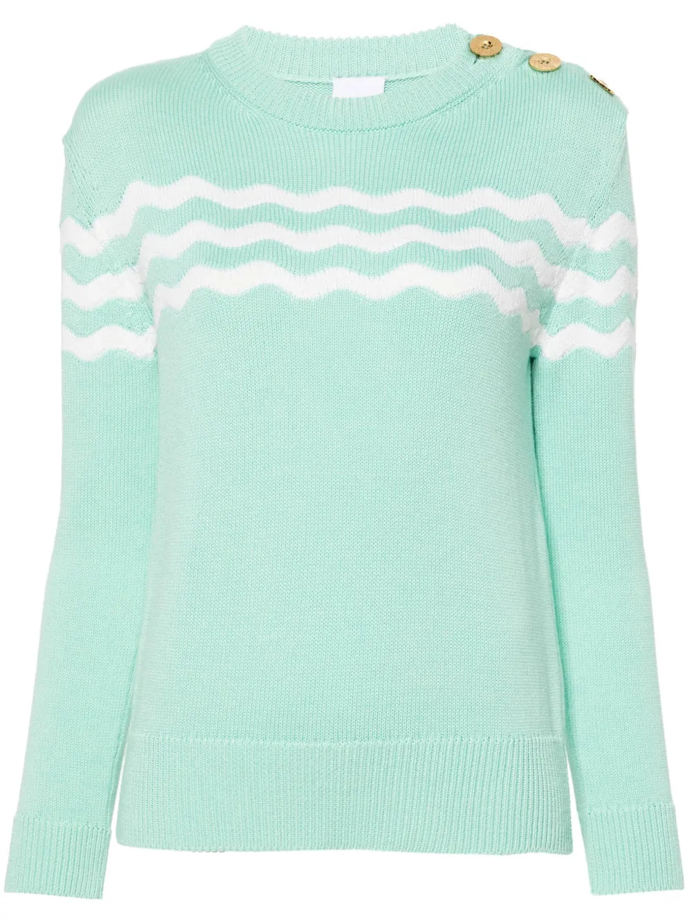 Wave Cotton-Merino Jumper