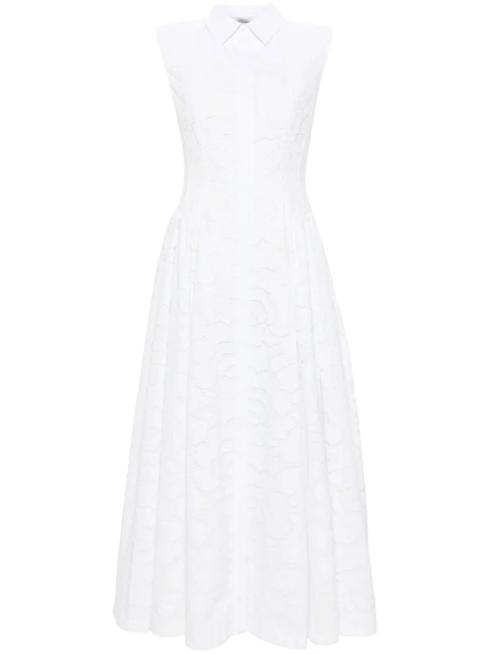 Alain Broderie Anglaise Midi Dress