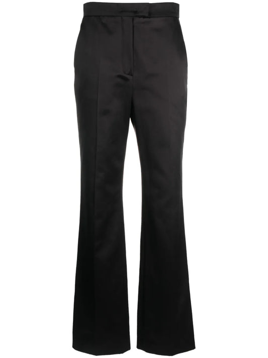 Bootcut Satin Trousers
