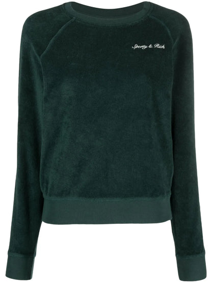 Logo-Embroidered Cotton Sweatshirt