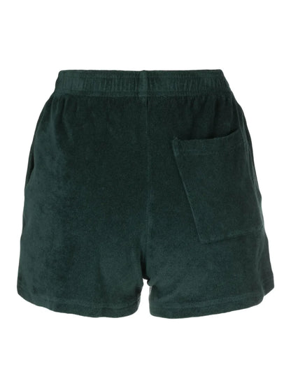 Logo-Embroidered Terry-Cloth Track Shorts