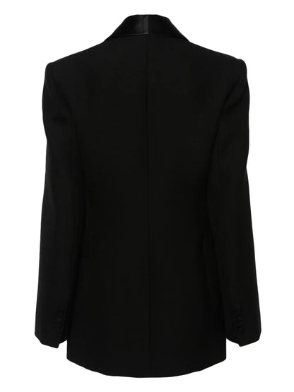 Single-Breasted Wool Blazer